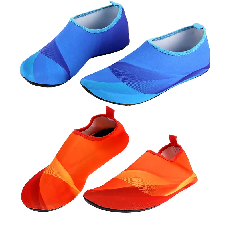 Men's water shoes stylish black-1 Pair Women Men's Skin Water Shoes Aqua Socks Yoga Exercise Pool Beach Dance Swimming Shoes Slipper On Surf Outdoor Sport