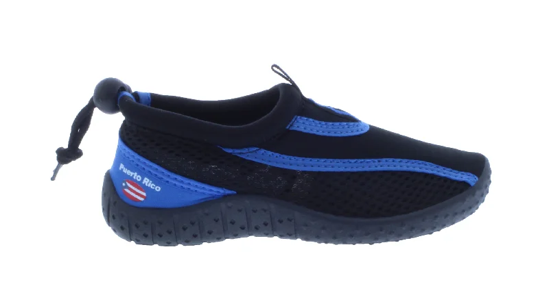 Men's water shoes stylish blue-Boys Fabric Puerto Rico Water Shoe