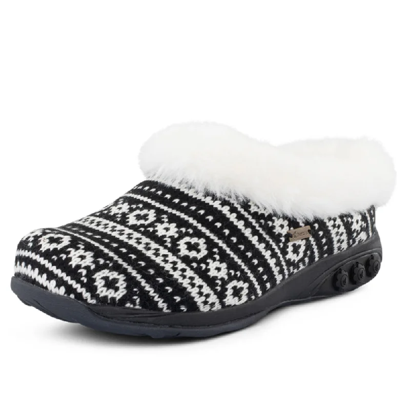 Men's casual shoes comfortable tan-Adele Women's Cozy Knit Comfort Slipper