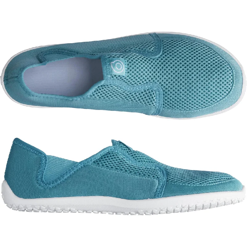 Men's water shoes stylish blue-Adult Aquashoes 120