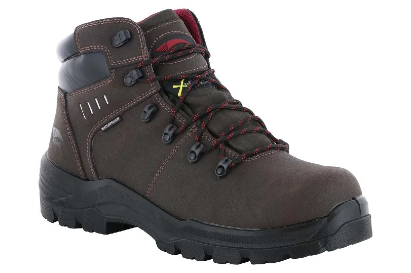 Men's work shoes comfortable navy-Avenger 7402 Waterproof Composite Toe Met Guard Boot