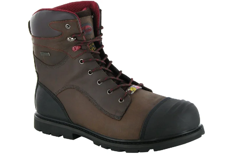 Men's work shoes non-slip brown-Avenger 7573 Composite Toe Insulated Boot