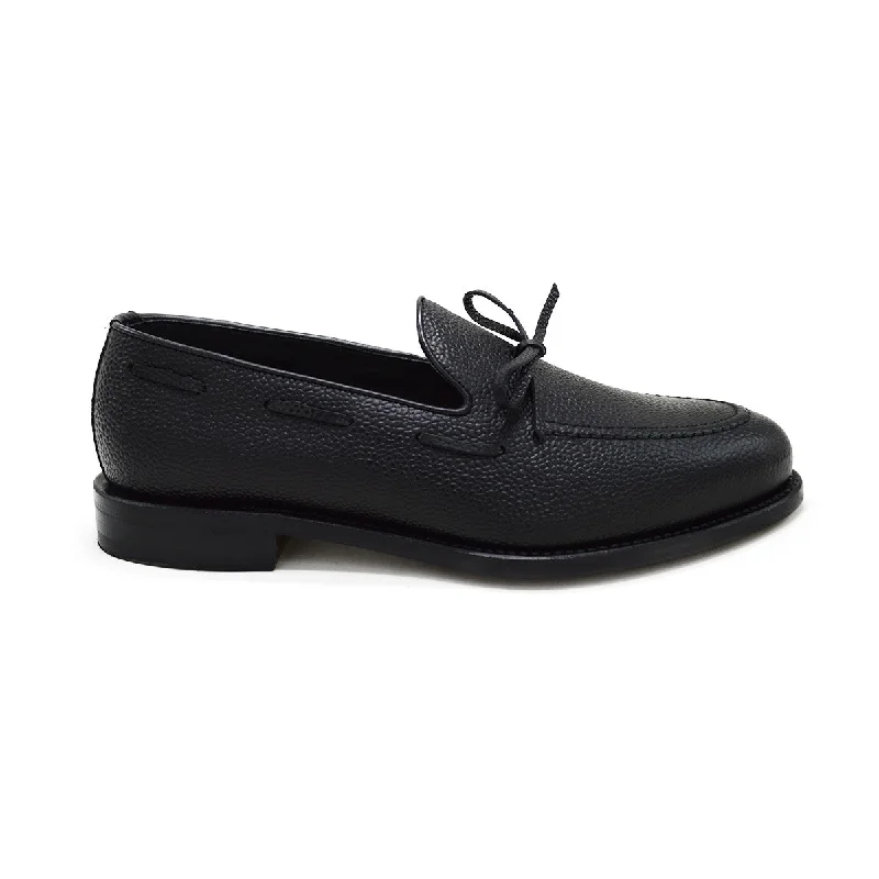 Men's casual shoes flexible white-Berwick 1707 Laced Loafer (5524) - Black