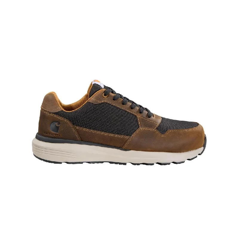 Men's work shoes durable navy-Greenfield ESD Soft-Toe Sneaker Brown/Black