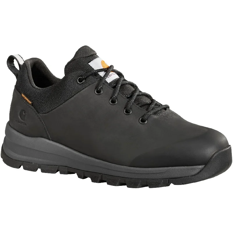 Men's work shoes waterproof gray-Carhartt Men's Waterproof Outdoor Low Alloy Toe Hiker Work Shoe -Black- FH3521-M