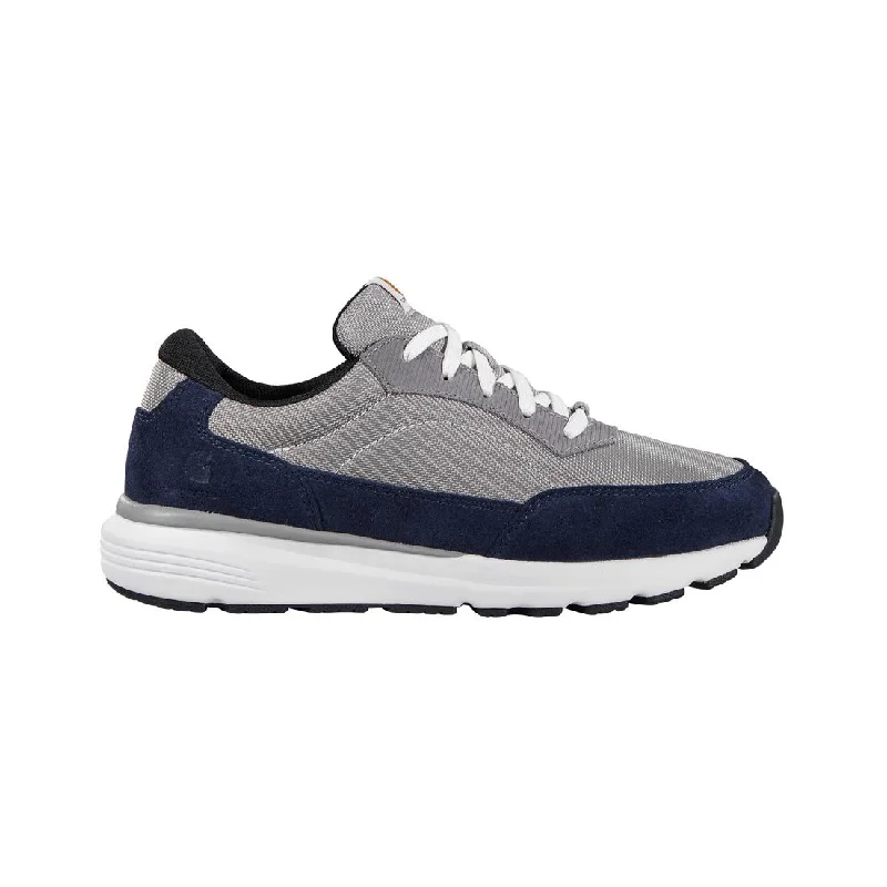 Men's work shoes cushioned black-Greenfield Women's ESD Soft-Toe Sneaker Blue/Grey