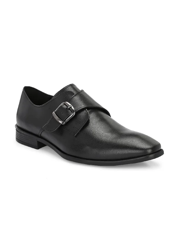 Unisex leather shoes versatile black-CARLO ROMANO BY WASAN SHOE MEN'S Mock Shoes Leather Crust