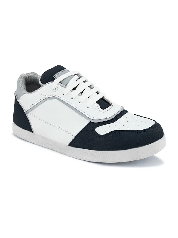 Unisex leather shoes polished black-CARLO ROMANO BY WASAN SKY WHITE COLOUR SNEAKER SHOE FOR MEN