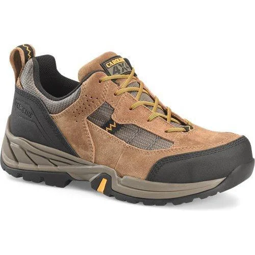 Men's work shoes waterproof gray-Carolina Men's Granite Steel Toe Oxford Work Shoe- Dark Brown - CA4562