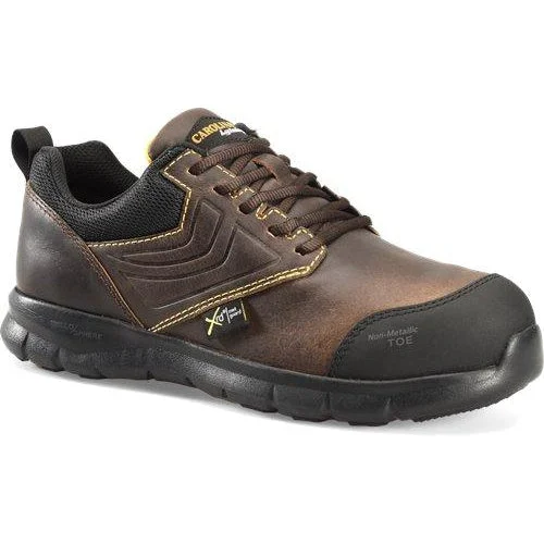 Men's work shoes waterproof gray-Carolina Men's Lytning 1.9 Compo Toe MG LW Work Shoe - Brown - CA1906