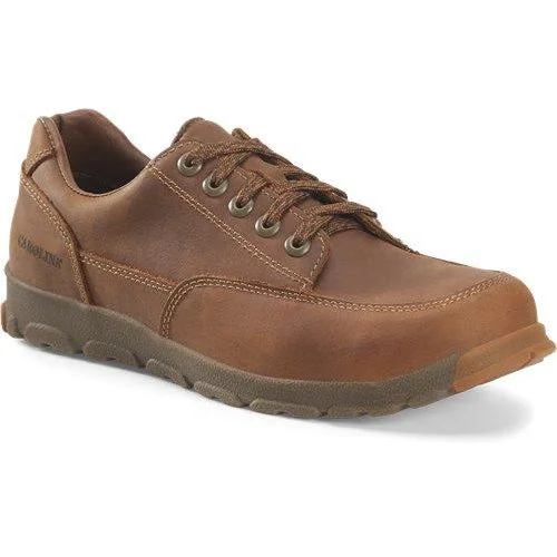 Men's work shoes rugged gray-Carolina Men's S-117 Aluminum Toe Work Shoe - Brown - CA5573