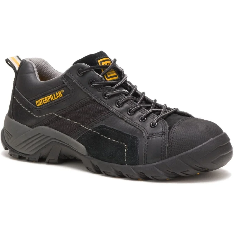 Men's work shoes rugged navy-CAT Men's Argon Composite Toe Work Shoe - Black - P89955