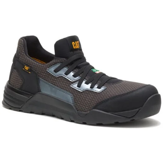 Men's work shoes lightweight brown-CAT Men's Sprint Textile Alloy Toe CSA Work Shoe - P724589