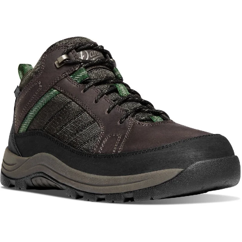 Men's work shoes steel toe navy-Danner Men's Riverside 4.5" ST Slip Resistant Work Shoe -Brown- 15340