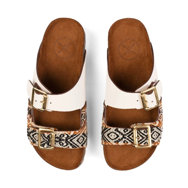 Men's casual shoes trendy tan-Desert Buckle Sandal