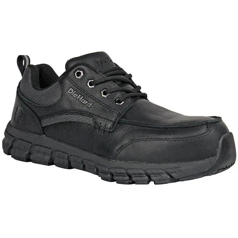 Men's work shoes cushioned gray-DieHard Men's Sunbird Composite Toe Work Shoe - Black DH30135