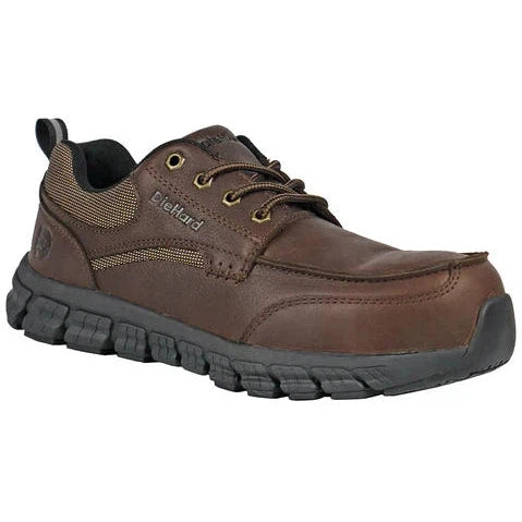 Men's work shoes rugged gray-DieHard Men's Sunbird Composite Toe Work Shoe - Brown DH30205