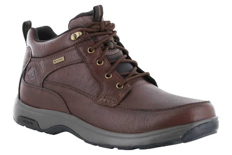 Men's work shoes durable gray-Dunham 8000 Mid Boot Dark Brown