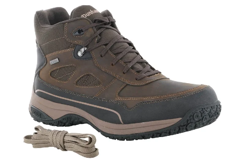 Men's work shoes safety tan-Dunham Cloud Plus Mid II Boot Brown