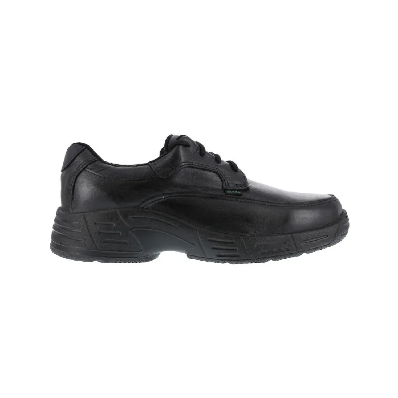 Men's work shoes comfortable navy-Ulysses Soft-Toe Postal Service Shoe Black