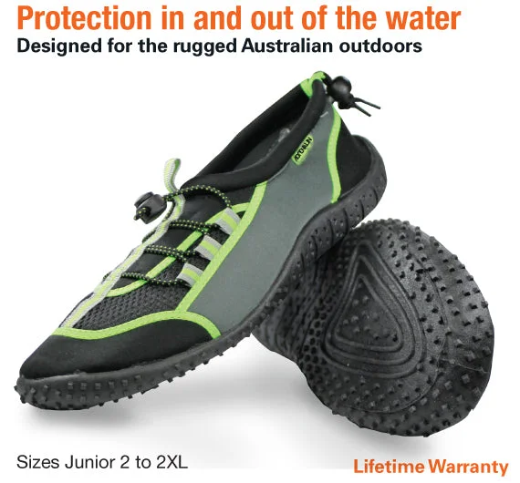 Men's water shoes breathable gray-HOME GROWN Adventurer Water Aqua / Reef Shoe