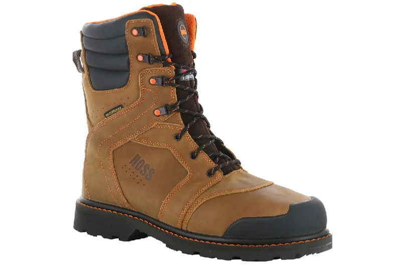 Men's work shoes cushioned gray-Hoss Clash 1000g Insulated 9" Composite Toe Boot