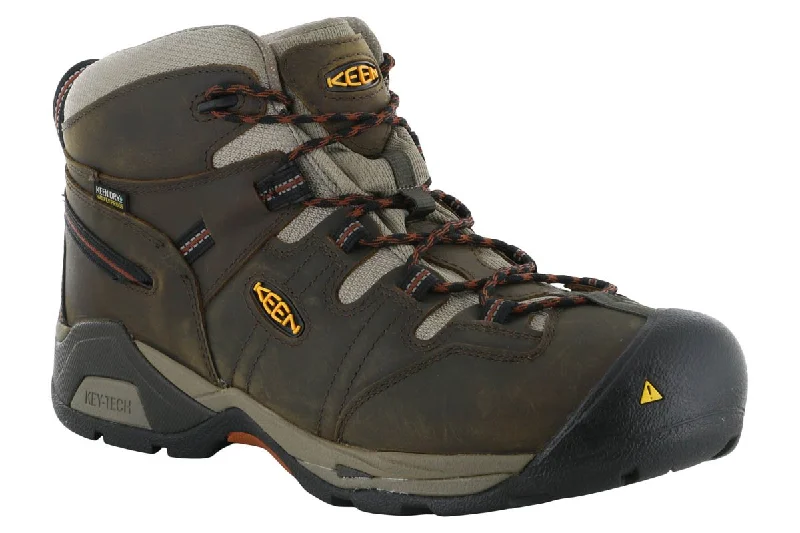 Men's work shoes steel toe brown-Keen Utility Detroit XT Mid Soft Toe Boot Brown