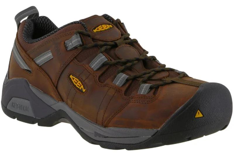 Men's work shoes durable navy-Keen Utility Detroit XT Steel Toe ESD Shoe Brown