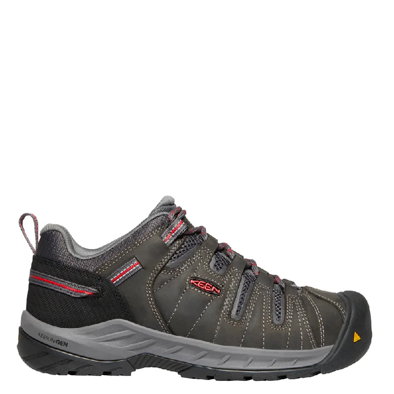 Men's work shoes durable tan-KEEN Utility Women's Flint II Steel Toe Work Shoe