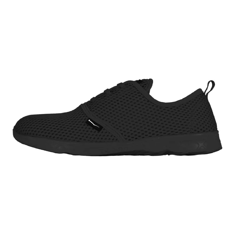 Men's water shoes non-slip black-Ladies Aqua Sneaker Black