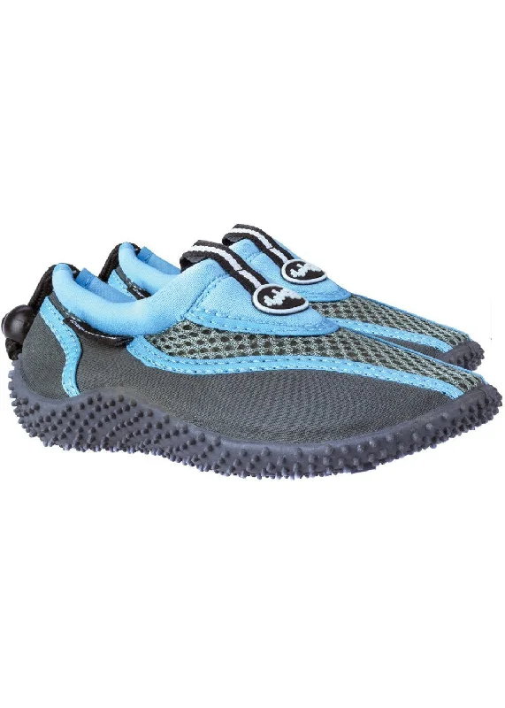 Men's water shoes drainage black-Land & Sea Splash Kids Aqua Shoe