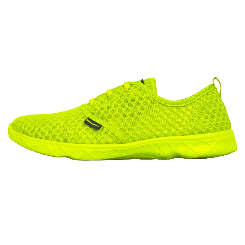 Men's water shoes stylish gray-Men's Aqua Sneaker Neon Yellow