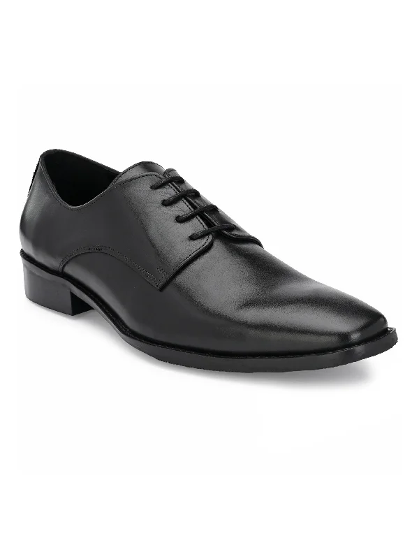 Unisex leather shoes polished gray-Men's Burnish Leather Lace up Formal Shoe