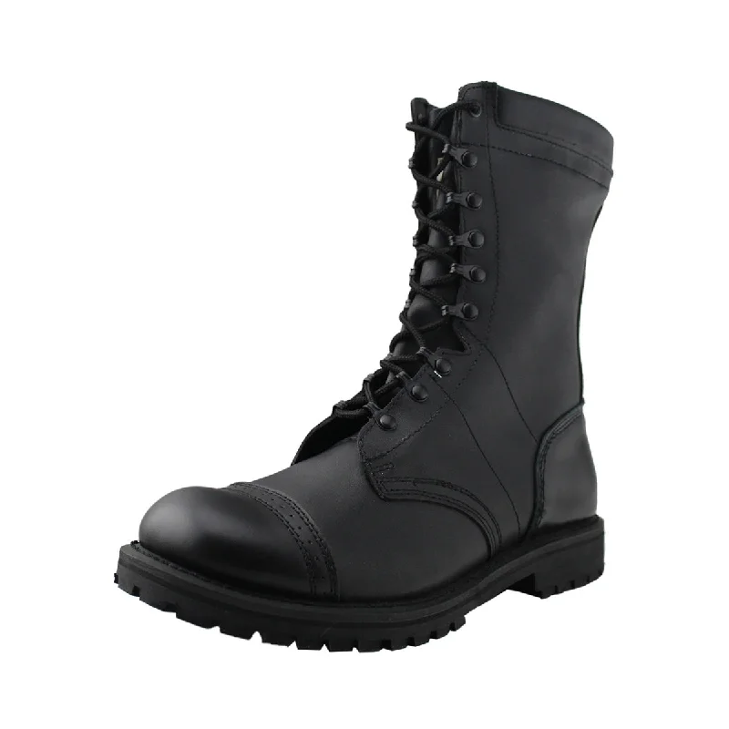 Men's work shoes durable gray-Mens Tactical Cap Toe Army Boot