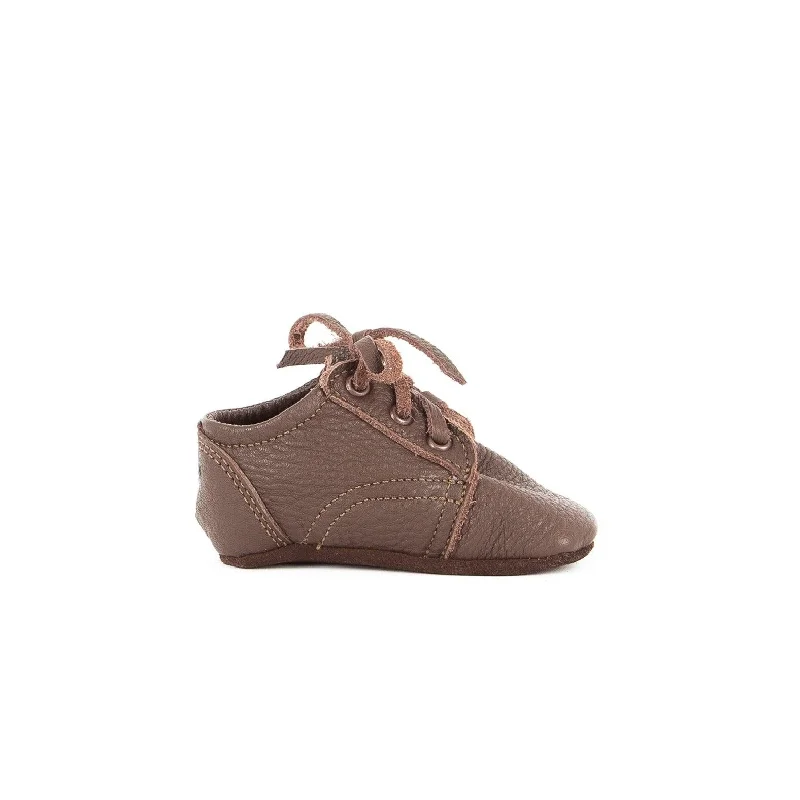 Unisex leather shoes office tan-MK21865 - Varsity Shoes Cafe [Baby Leather Shoes]