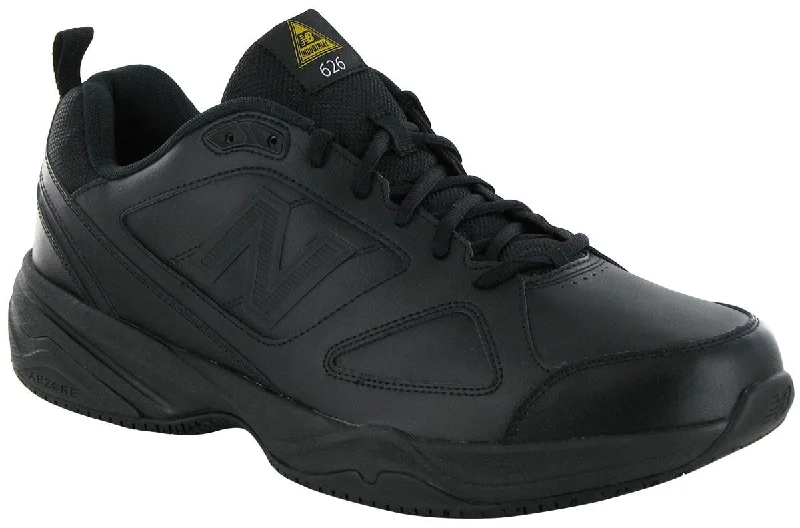 Men's work shoes waterproof black-New Balance 626K2 Slip Resistant Trainer