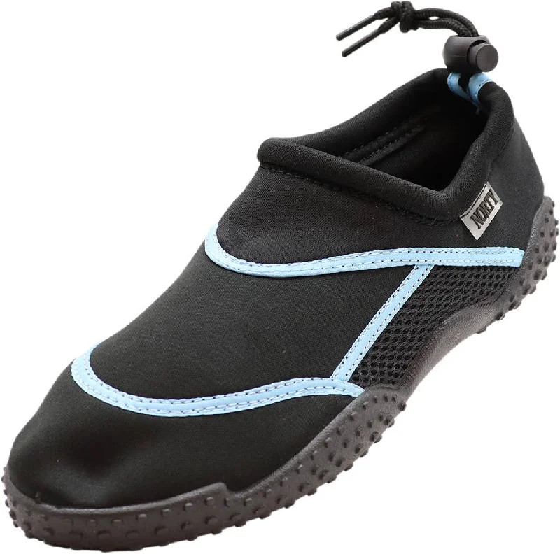 Men's water shoes drainage green-NORTY Big Kids 4-8 Black/Blue 2 Watershoe 39469BK