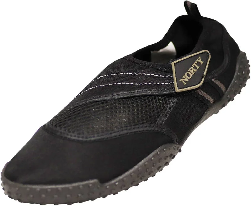 Men's water shoes non-slip sole-NORTY Big Kids 4-8 Black Watershoe 38765BK