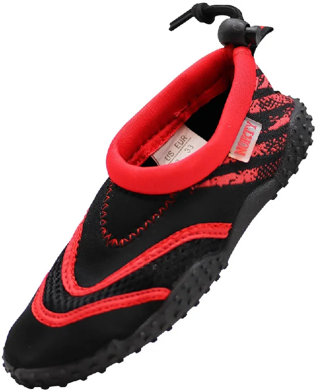 Men's water shoes quick-dry black-NORTY Boys 11-4 Black/Red Watershoe 38710