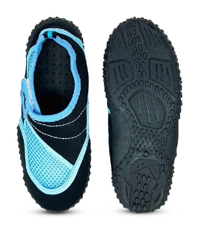 Men's water shoes lightweight navy-NORTY Girls 11-4 Black-Blue 2 Watershoe 38797K