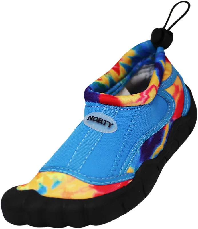 Men's water shoes flexible green-Norty Girls 11-4 Tye Dye Water Shoe 38873K