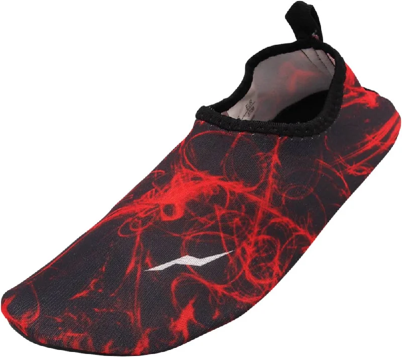 Men's water shoes non-slip gray-NORTY Mens 8-13 Red/Black Watershoe 39502