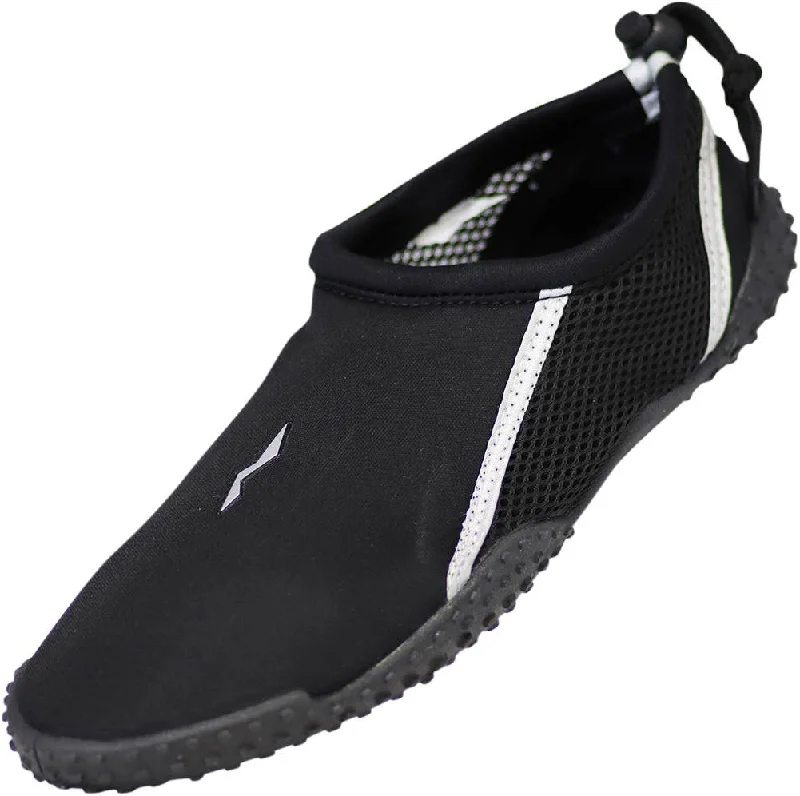 Men's water shoes breathable black-Norty MEN'S 8-13 WATER SHOE BLACK GREY   15529