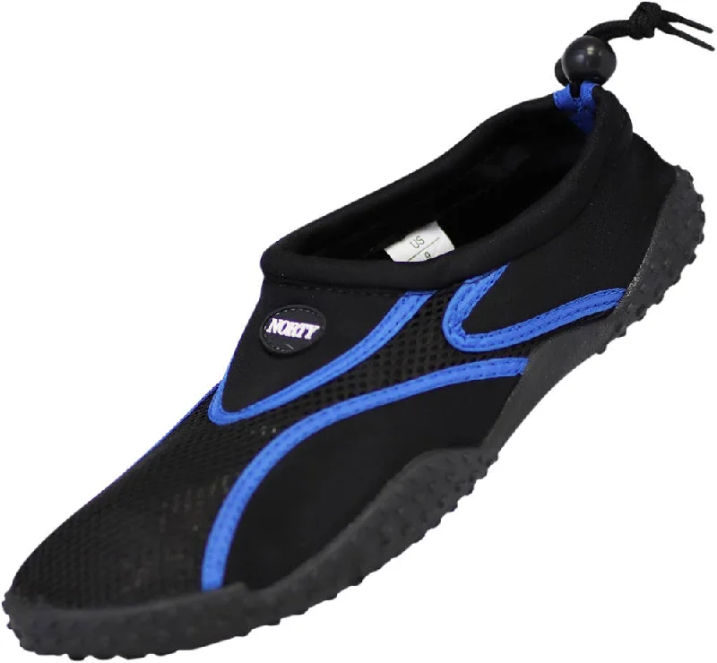 Men's water shoes quick-dry navy-Norty MEN'S 8-13 WATER SHOE BLACK ROYAL