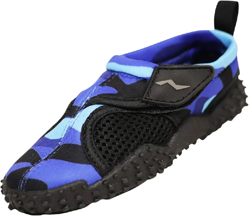 Men's water shoes breathable navy-NORTY Tod Boy 5-10 Blue Camo Watershoe 38965