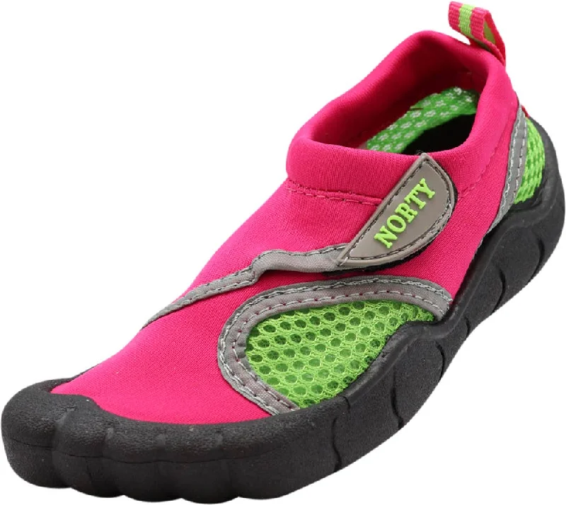 Men's water shoes quick-dry gray-NORTY Tod Girl 5-10 Fuchsia/Lime Watershoe 38890T