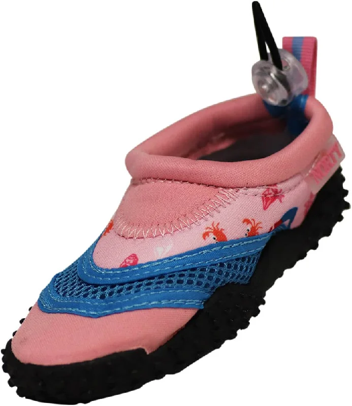 Men's water shoes non-slip blue-NORTY Tod Girl 5-10 Pink Mermaids Watershoe 38961