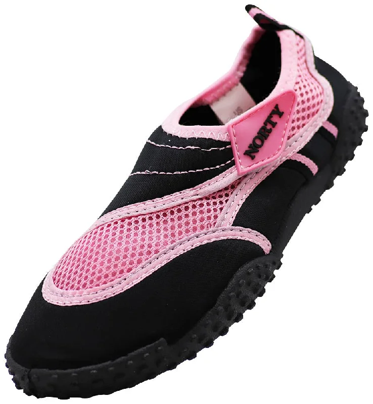 Men's water shoes lightweight gray-Norty WOMEN'S 5-10 WATER SHOE BLACK PINK