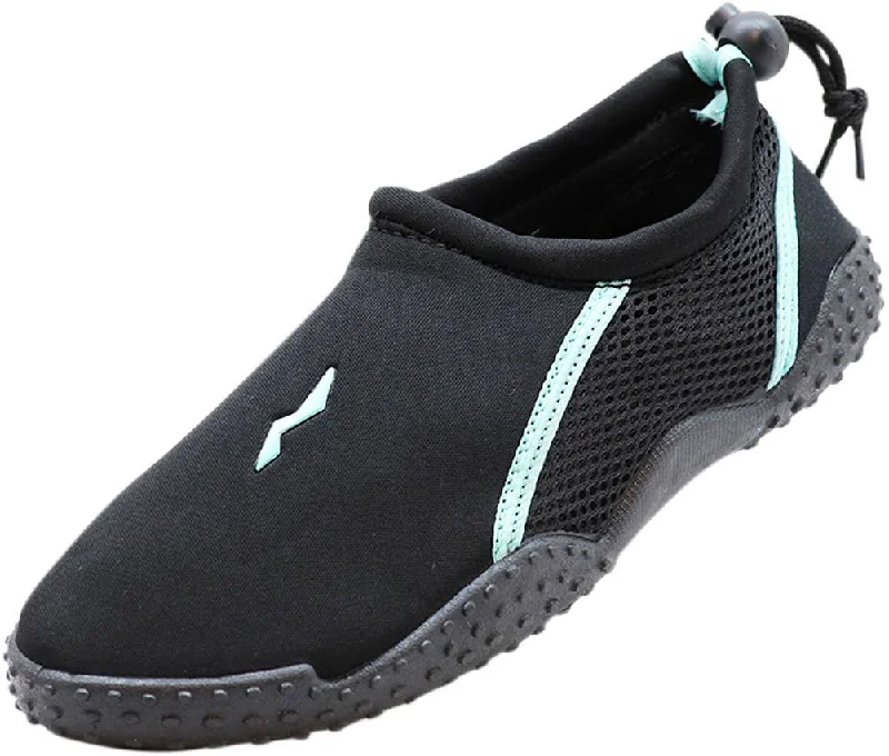 Men's water shoes non-slip gray-Norty WOMEN'S 5-10 WATER SHOE BLACK TURQUOISE   15531