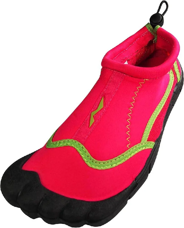 Men's water shoes breathable green-Norty Womens 5 Toe Water Shoe 41193 Fuchsia